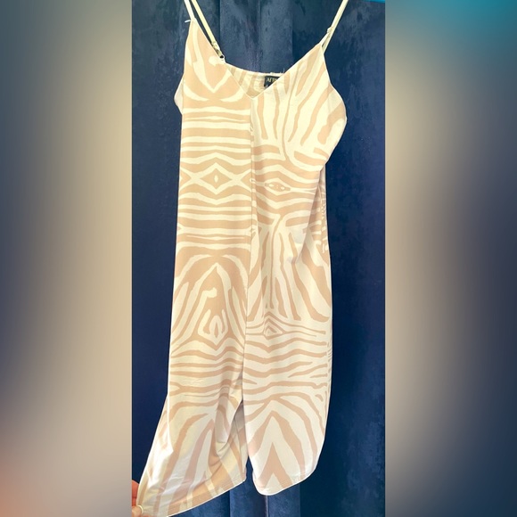 Saks off Fifth AFRM Jumpsuit S/P Tan & light brown Jumpsuit - Picture 1 of 8